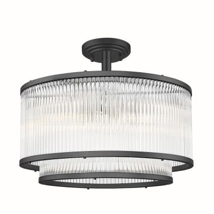 C0528-05H-P7AC SERGIO LAMPA SUFITOWA CZARNA ZUMALINE