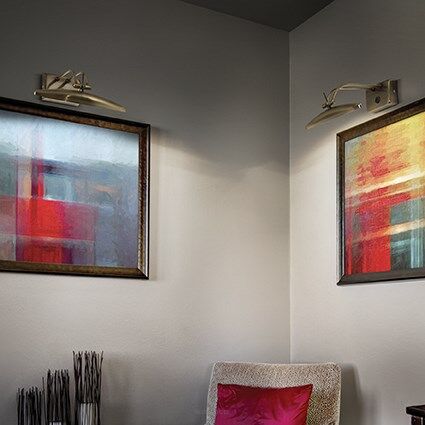 Kinkiet Mirror-20 AP2 OTTONE Ideal Lux  031507  metalowa oprawa w kolorze antycznego mosiądzu idealny nad obraz lustro galeryjka
