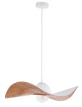 Lampa wisząca KAPELLO 32344 SIGMA kapelusz biały miedziany 55 cm  - 3