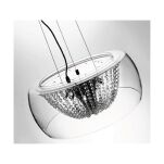 Lampa wisząca Lexus 500 S claro Orlicki Design  CHROMOWANE WYKOŃCZENIE  KLOSZ Z TRANSPARENTNEGO SZKŁA KRYSZTAŁY - 3