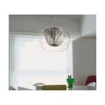 Lampa wisząca Lexus 500 S claro Orlicki Design  CHROMOWANE WYKOŃCZENIE  KLOSZ Z TRANSPARENTNEGO SZKŁA KRYSZTAŁY - 4
