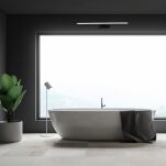 Kinkiet SPLASH BLACK 16W LED ML5723 Milagro ŁAZIENKOWY  CZARNY 80 CM ZAOKRĄGLONY - 3
