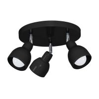 Lampa sufitowa PIK BLACK MILAGRO 3xE27 MLP9687