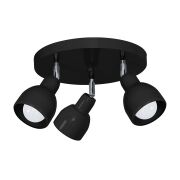 Lampa sufitowa PIK BLACK MILAGRO 3xE27 MLP9687