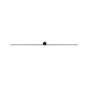 Kinkiet łazienkowy nad lustro LED Pin 15W 700lm 4000K czarny 121cm IP44 8130
