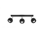 PLAFON OCULARE 3 Czarny  SOLLUX  Lampa Ścienna NOWOCZESNY stal  SL.0445 metalowa lampa  SOLLUX LIGHTING - 3
