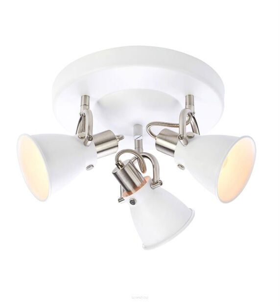 Plafon ALTON 107855 Markslojd Elegancka lampa sufitowa w stylu skandynawskim  BIAŁA