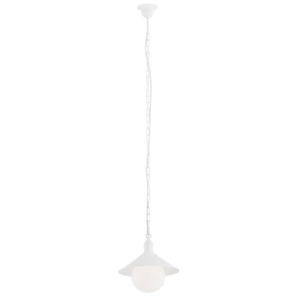 Lampa wisząca ogrodowa ERBA BIS 3296 Argon RETRO IP44 biała