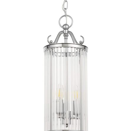 Lampa wisząca BOSTON W3 LUMINA DECO LDP 1235-3 (CHR) Chrom szklane rurki 