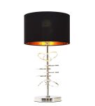 Lampa stołowa  MILARI LDT 5530 (BK+CHR) Lumina Deco elegancka - 2
