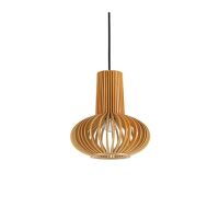 Lampa wisząca Citrus-2 SP1 159850 NOWOCZESNY IP20 E27 drewno / tkanina Ideal Lux OPRAWA W STYLU NOWOCZESNYM