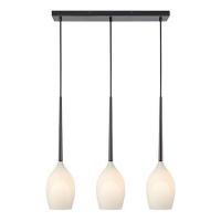 Lampa wisząca skandynawska 3-pł mleczny klosz SALUT MArkslojd 106808