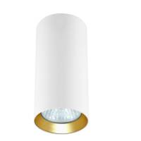 Lampa sufitowa natynkowa Manacor oczko złote 9 cm LP-232/1D - 90 Light Prestige techniczna biała