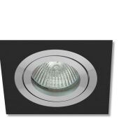 OPRAWA WPUSZCZANA KWADRATOWA CZARNA / ALU  003