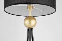 Lampa stołowa BELFORTE LDT 5527 (GD+BK) Lumina Deco  - 4