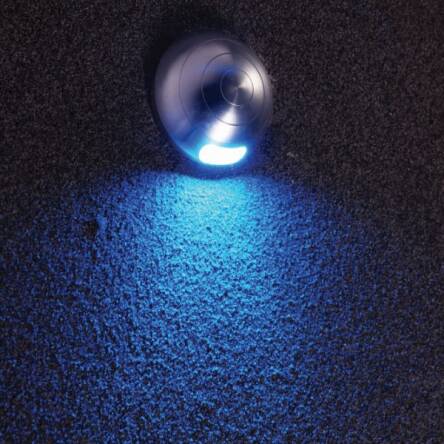 Lampa zewnętrzna LIVIA 007/1 Elkim Okrągła w kolorze aluminium IP65 LED 3000K/4000K