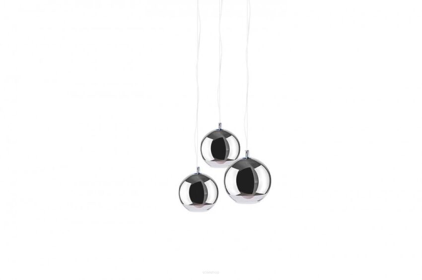 Lampa wisząca SILVER BALL 3 AZ4750 Azzardo chromowane kule różnej średnicy