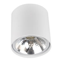 PLAFON ZUMA LINE BOX SPOT 50631 WH Z ALUMINIUM W KOLORZE BIAŁYM TECHNICZNA TUBA 