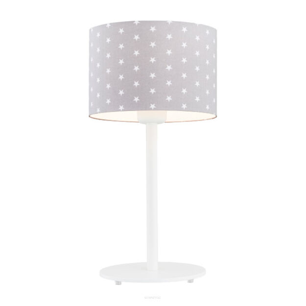 Lampa stołowa  MAGIC 4126 Argon Dziecięca szara w gwiazdki wys. 50 cm