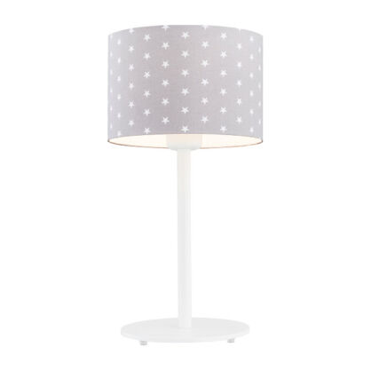 Lampa stołowa  MAGIC 4126 Argon Dziecięca szara w gwiazdki wys. 50 cm