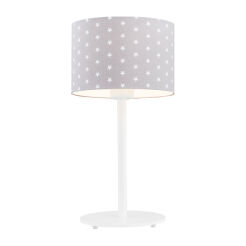 Lampa stołowa  MAGIC 4126 Argon Dziecięca szara w gwiazdki wys. 50 cm