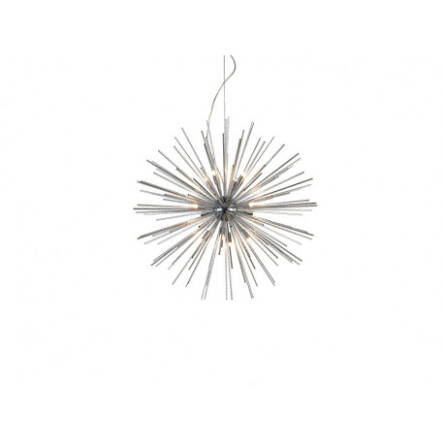 Lampa wisząca SIRIUS 90 CHROME DEL-6612-90 nowoczesna designerska kształtem przypomina jeża ma kolor chromu  