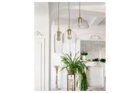 Lampa wisząca BLANCA 3 AZ3338 nowoczesna elegancka 3x szklany klosz  - 3