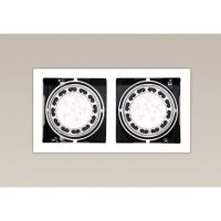 Lampa sufitowa oprawa wpuszczana  Oprawa podtynkowa Matrix H0060 Maxlight biała ar111