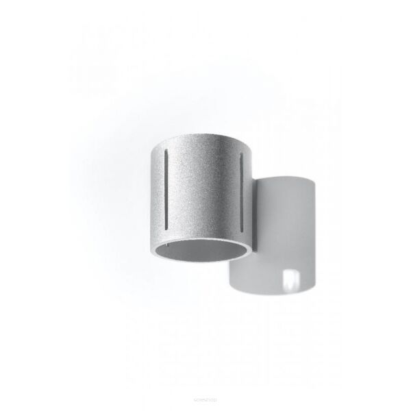 Kinkiet INEZ  SL.0354 Sollux nowoczesny styl szara tuba