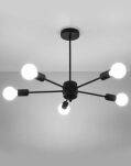 Lampa wisząca LANGO SL.1022 Sollux Lighting minimalistyczna 5x E27 - 4