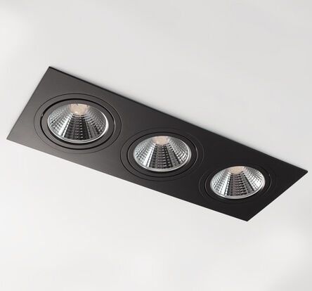 OPRAWA WPUSZCZANA POTRÓJNA AR111 , ES111 CZARNA 