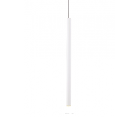 Lampa wisząca Organic P0202  Maxlight tuba biała długa LED  