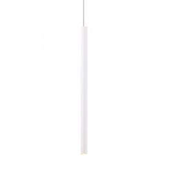 Lampa wisząca Organic P0202  Maxlight tuba biała długa LED  