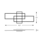 MX7907-3B-3BT ERVI LAMPA SUFITOWA CZARNA/BLACK ZUMALINE - 5
