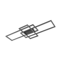 MX7907-3B-3BT ERVI LAMPA SUFITOWA CZARNA/BLACK ZUMALINE