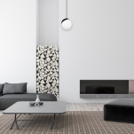 Lampa wisząca SFERA BLACK biało-czarna 1xE27 60W  MIALGRO  MLP5739 - 4