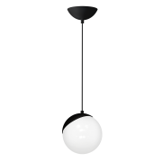 Lampa wisząca SFERA BLACK biało-czarna 1xE27 60W  MIALGRO  MLP5739