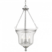 Lampa wisząca  Prague - P03950CH COSMO Light wykonana w stylu nowojorskim połączonym z klasycznym nietypowy klosz