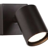 Kinkiet TOP I W0219 MAXlight CZARNY Nowoczesny  tuba GU10