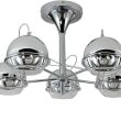 Lampa sufitowa VERONI LDC 1029-5 (CHR) Lumina Deco chrom 5x G9  - 3