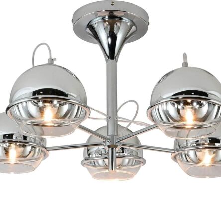 Lampa sufitowa VERONI LDC 1029-5 (CHR) Lumina Deco chrom 5x G9 