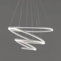 Lampa wisząca HURRICANE 0001.33 Vivida International Biała 100 cm LED 175 W
