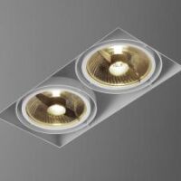 Oprawa wpuszczana Squares 111x2 230V bez ramki AQForm 