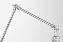 Kinkiet NUBI Lumina Deco LDW 6801-2 (CHR+GR) loftowy na wysięgniku chrom - 3