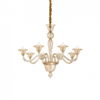 Lampa wisząca Żyrandol Brigitta SP8 199412 NOWOCZESNY IP20 E27 metal Ideal Lux OPRAWA W STYLU NOWOCZESNYM