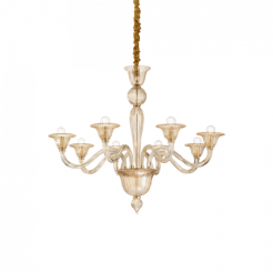 Lampa wisząca Żyrandol Brigitta SP8 199412 NOWOCZESNY IP20 E27 metal Ideal Lux OPRAWA W STYLU NOWOCZESNYM