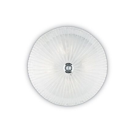Plafon Shell PL6 008622 KLASYCZNY IP20 E27 Ideal Lux OPRAWA W STYLU KLASYCZNYM transparentna oprawa ze szkła