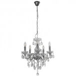 Żyrandol Whiz L.90690/5CLE Italux chrom styl pałacowy elegancki - 3