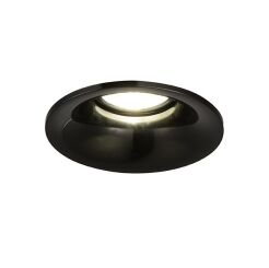 Lampa wpuszczana Adamo midst AZzardo NC1825-M-BK/CH Az1480  techniczna okrągła czarny/chrom