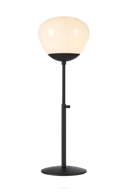 Lampa stołowa Rise 1L E27 108276 Markslojd czarna/biała 76cm klosz Ø25cm